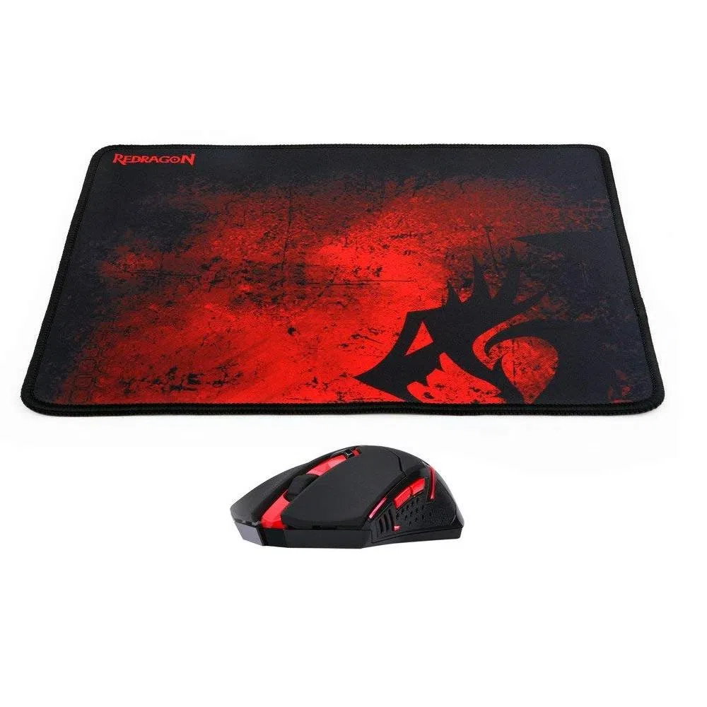 COMBO MOUSE GAMER REDRAGON + PAD MOUSE GAMING M601WL-BA