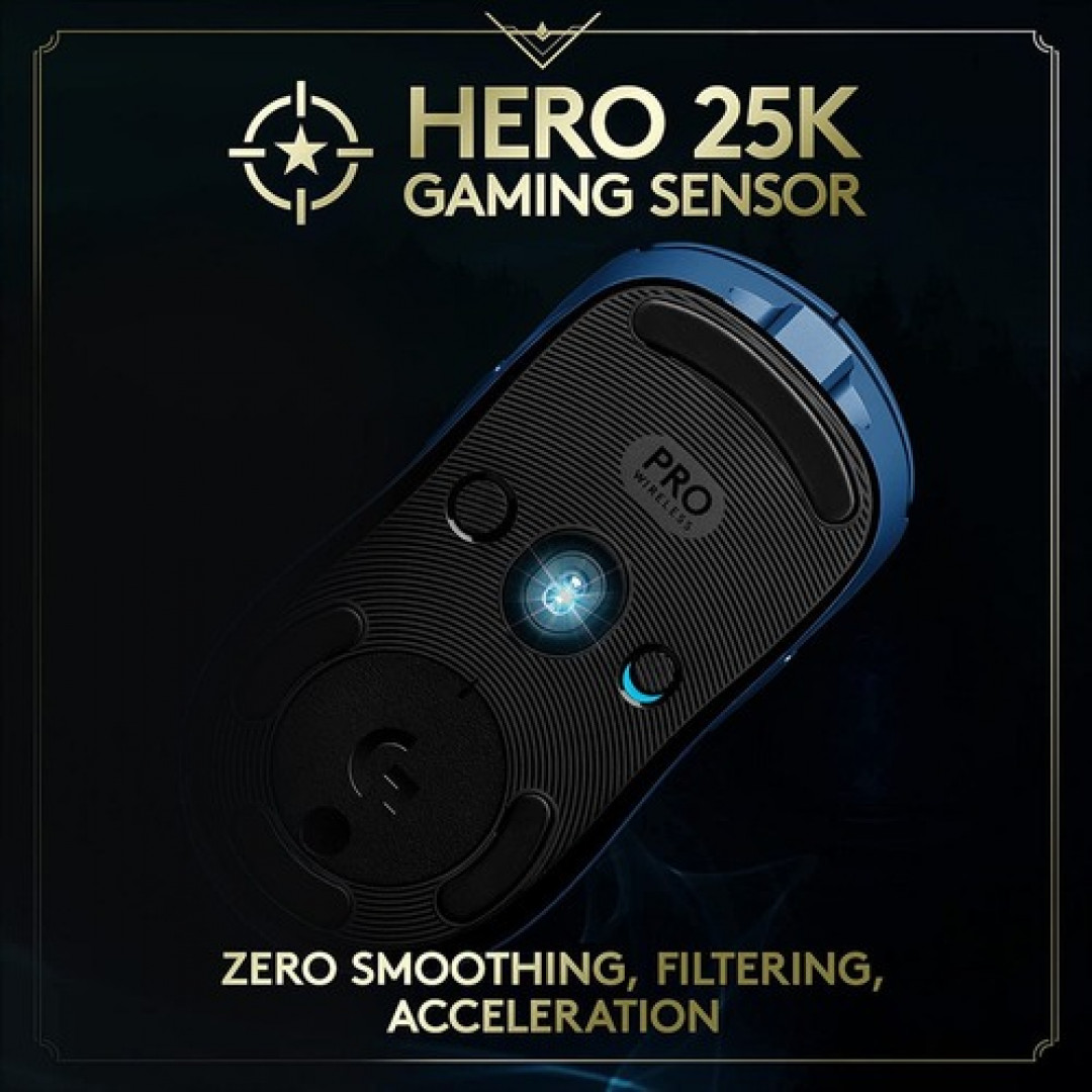 Mouse inalámbrico GPRO WIRELESS with HERO 25KM LEAGUE OF LEGENDS