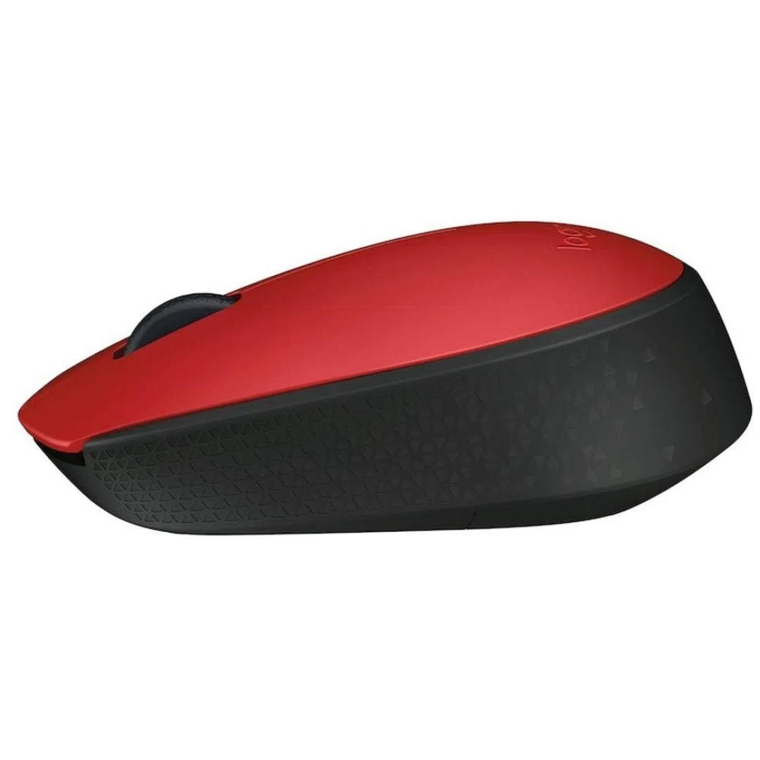 Mouse inalámbrico Logitech M170 rojo