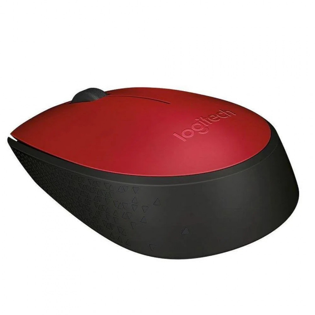Mouse inalámbrico Logitech M170 rojo
