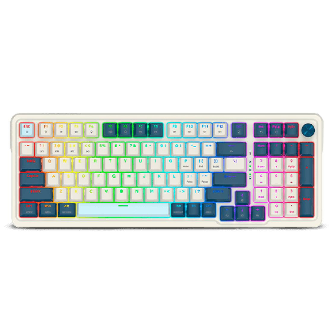 Teclado Gamer EISA PRO Blanco Redragon