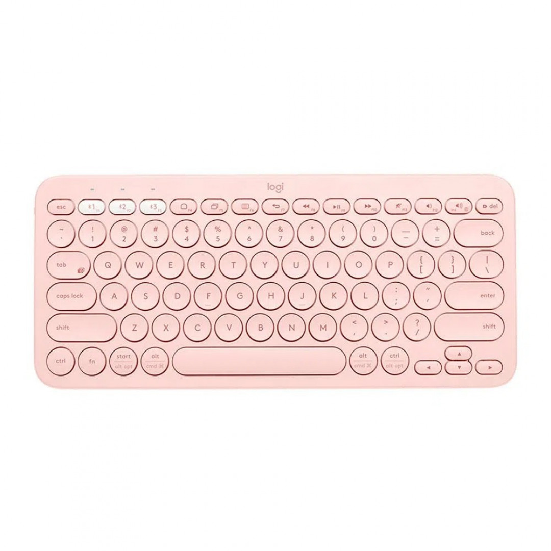 teclado Logitech K380 bluetooth rosado